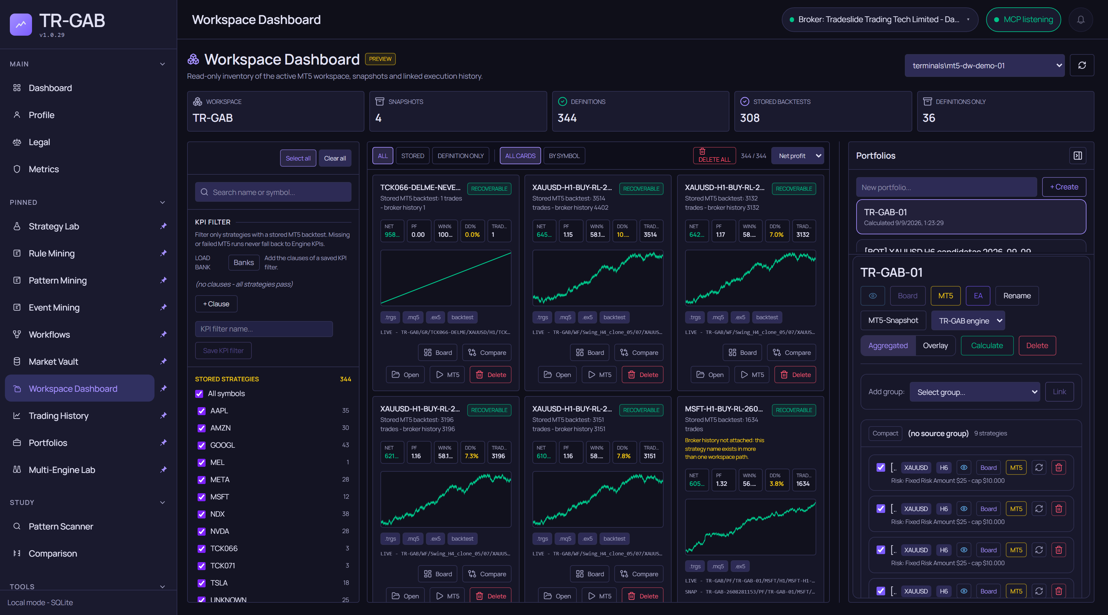 Export and execution automation for your broker